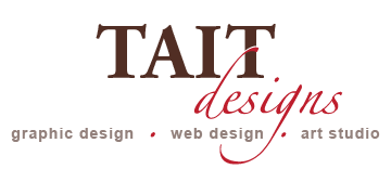 TAIT designs: graphic design, web design, art studio